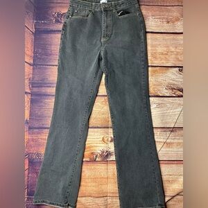 We Wore What Womens High Waist Wide Leg Jeans Pants Ecru Size 30 Blue